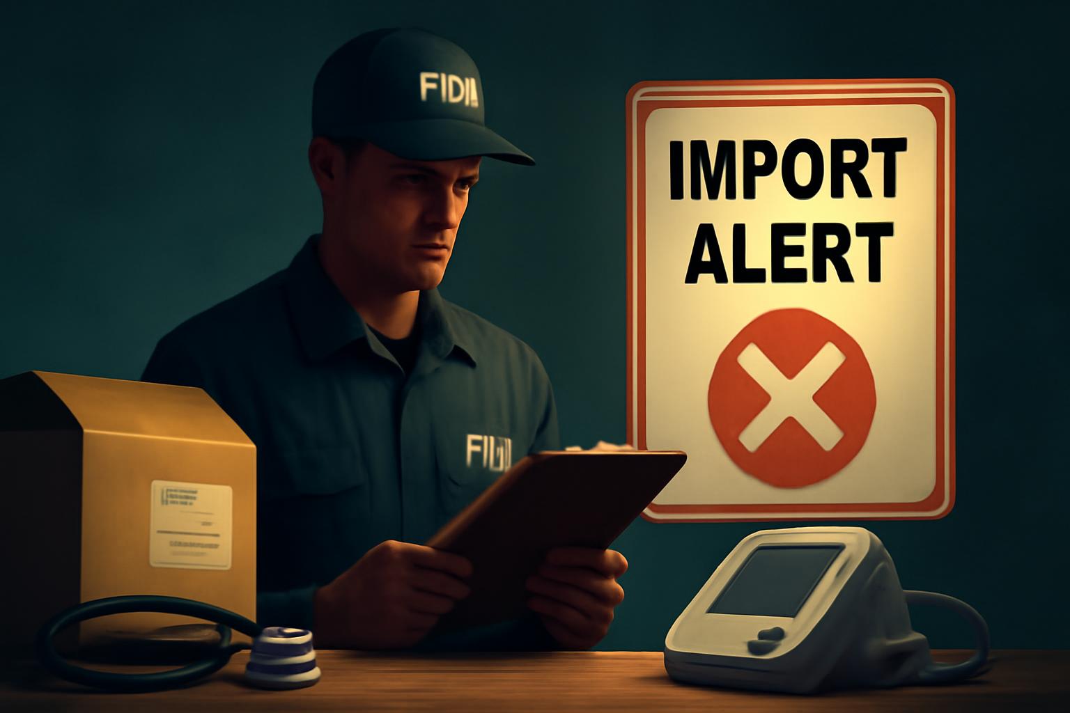 La FDA actualiza la Import Alert 89-08 sobre dispositivos sin autorización previa